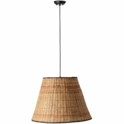 FARO BARCELONA Lampe Suspension Noire SUMBA