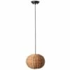 FARO BARCELONA Lampe Suspension Noir/rotin ø250 HAKA -FARO BARCELONA Soldes 51142428 1
