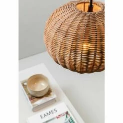 FARO BARCELONA Lampe Suspension Noir/rotin ø250 HAKA 11 FARO BARCELONA Lampe Suspension Noir/rotin ø250 HAKA -FARO BARCELONA Soldes 51142428 5