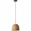 FARO BARCELONA Lampe Suspension Noir/rotin ø225 SAIPAN 2 FARO BARCELONA Lampe Suspension Noir/rotin ø225 SAIPAN -FARO BARCELONA Soldes 51142431 1