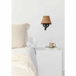 FARO BARCELONA Applique Murale Avec Lecteur Noir/rotin SUMBA 8 FARO BARCELONA Applique Murale Avec Lecteur Noir/rotin SUMBA -FARO BARCELONA Soldes 51219499 3