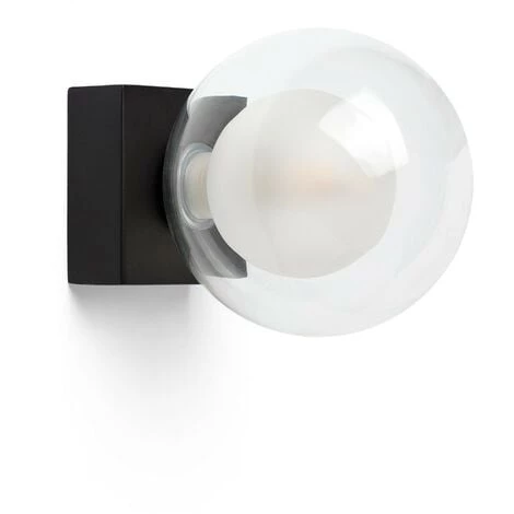 FARO BARCELONA Applique Murale Noire PERLA 3 FARO BARCELONA Applique Murale Noire PERLA