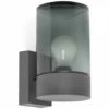 FARO BARCELONA Applique Murale Gris Foncé Avec Verre Fumé KILA 2 FARO BARCELONA Applique Murale Gris Foncé Avec Verre Fumé KILA -FARO BARCELONA Soldes 52475115 1