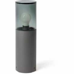 FARO BARCELONA Borne Gris Foncé Verre Fumé H400 KILA
