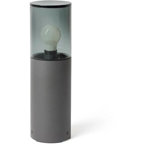 FARO BARCELONA Borne Gris Foncé Verre Fumé H400 KILA 3 FARO BARCELONA Borne Gris Foncé Verre Fumé H400 KILA