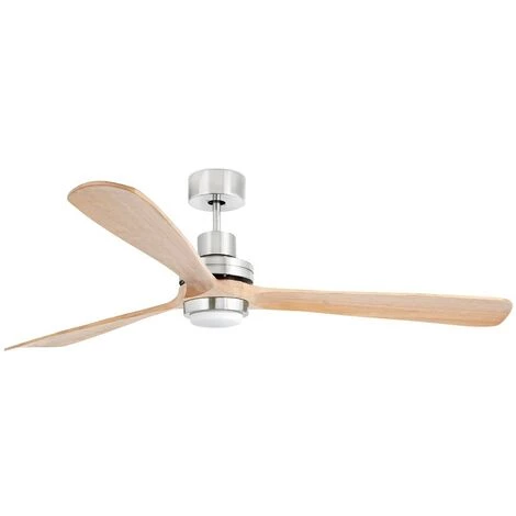 FARO BARCELONA Ventilateur De Plafond Avec Lumière Nickel Mat/pin Ø 168 Cm LANTAU-G DC 3 FARO BARCELONA Ventilateur De Plafond Avec Lumière Nickel Mat/pin Ø 168 Cm LANTAU-G DC