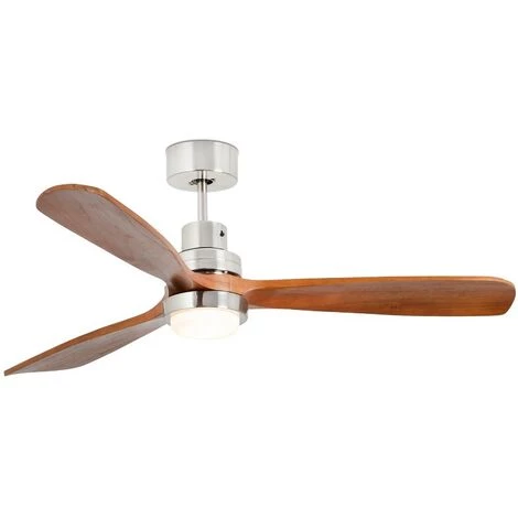 FARO BARCELONA Ventilateur De Plafond Avec Lumière Nickel Mat Ø 132 Cm LANTAU-G DC 6 FARO BARCELONA Ventilateur De Plafond Avec Lumière Nickel Mat Ø 132 Cm LANTAU-G DC – Image 4