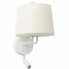 FARO BARCELONA Applique Montreal Blanc 1x15W E27 LED - Blanc -FARO BARCELONA Soldes 52664421 1