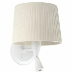 FARO BARCELONA Applique Samba Blanc Beige 1x15W E27 - Blanc