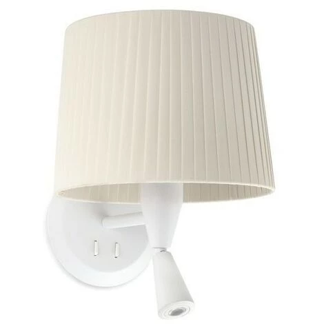 FARO BARCELONA Applique Samba Blanc Beige 1x15W E27 - Blanc 3 FARO BARCELONA Applique Samba Blanc Beige 1x15W E27 - Blanc