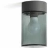 FARO BARCELONA Plafonnier Gris Foncé Avec Verre Fumé KILA 1 FARO BARCELONA Plafonnier Gris Foncé Avec Verre Fumé KILA -FARO BARCELONA Soldes 52781203 1