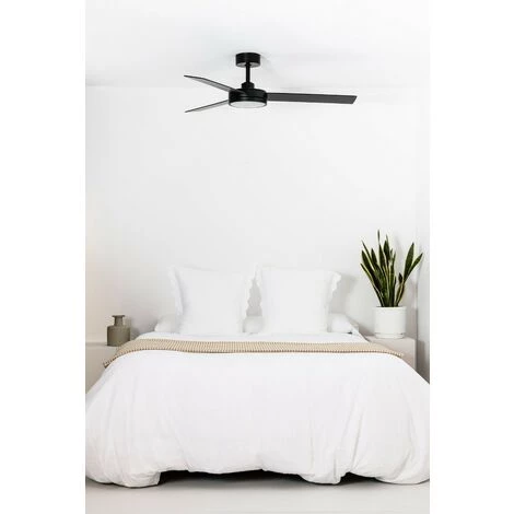 FARO BARCELONA Ventilateur De Plafond Avec Lumière Noire BARTH 4 FARO BARCELONA Ventilateur De Plafond Avec Lumière Noire BARTH – Image 2