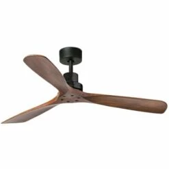 FARO BARCELONA Ventilateur De Plafond Sans Lumière Noire Ø 132 Cm LANTAU-G DC