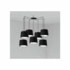 FARO BARCELONA Suspensionmétal Et Tissus Noir E27 - Noir -FARO BARCELONA Soldes 53910639 1