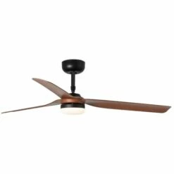 FARO BARCELONA Ventilateur De Plafond Noir/bois Avec Lumière PUNT 10 FARO BARCELONA Ventilateur De Plafond Noir/bois Avec Lumière PUNT -FARO BARCELONA Soldes 58521480 4