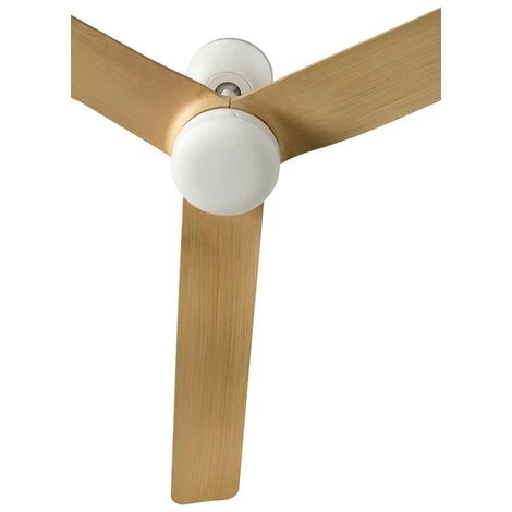 FARO BARCELONA Ventilateur De Plafond Blanc/bois Avec Lumière PUNT 4 FARO BARCELONA Ventilateur De Plafond Blanc/bois Avec Lumière PUNT – Image 2