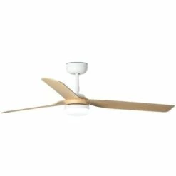 FARO BARCELONA Ventilateur De Plafond Blanc/bois Avec Lumière PUNT 11 FARO BARCELONA Ventilateur De Plafond Blanc/bois Avec Lumière PUNT -FARO BARCELONA Soldes 59195852 5