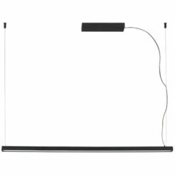 FARO BARCELONA Lampe Suspension Noire Avec Fleuron De Surface VICO 115