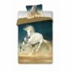 FARO BARCELONA FARO PARURE DE LIT POUR CHEVAUX MOTIF GARÇON MANQUÉ ET CHEVAL - 140 X 200 CM ET 70 X 90 CM - COTON 24527 -FARO BARCELONA Soldes 70245962 1