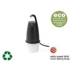 FARO BARCELONA Lampe Portable Hook Noir 1xE27 5W 2700K IP20 - Noir
