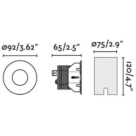 FARO BARCELONA Encastré Grund COB LED 13W 3000K 846lm 350Ma IP67 4 FARO BARCELONA Encastré Grund COB LED 13W 3000K 846lm 350Ma IP67 – Image 2